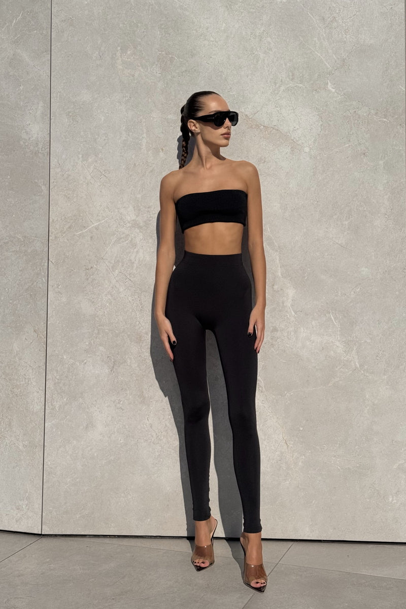 Matte Black Leggings