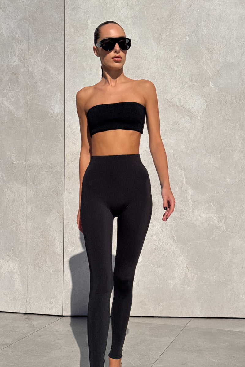 Matte Black Leggings