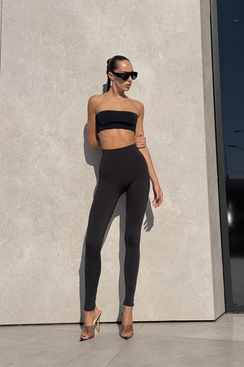 Matte Black Leggings
