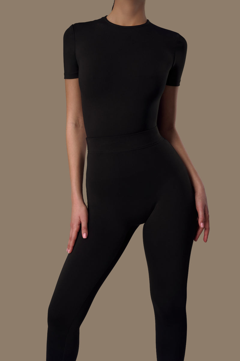 Matte Black Leggings