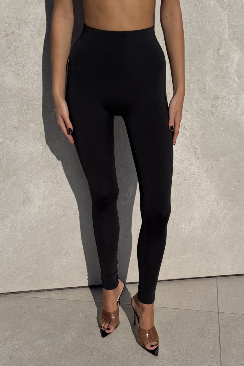 Matte Black Leggings